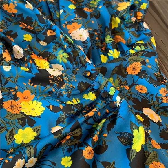 Zara Floral Print Mini Dress - Picture 4 of 6